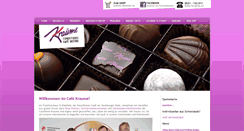 Desktop Screenshot of cafe-kraume.de